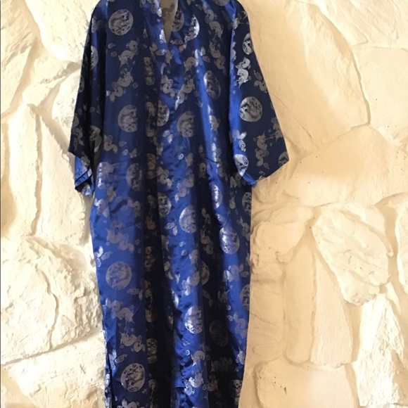 Solz Squirrel Long Blue Robe - Picture 4 of 7